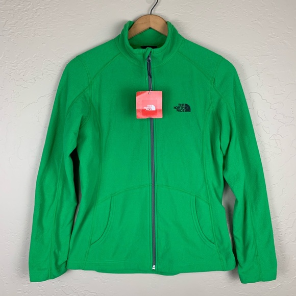 green fleece zip up